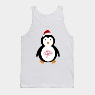 Christmas Penguin Tank Top